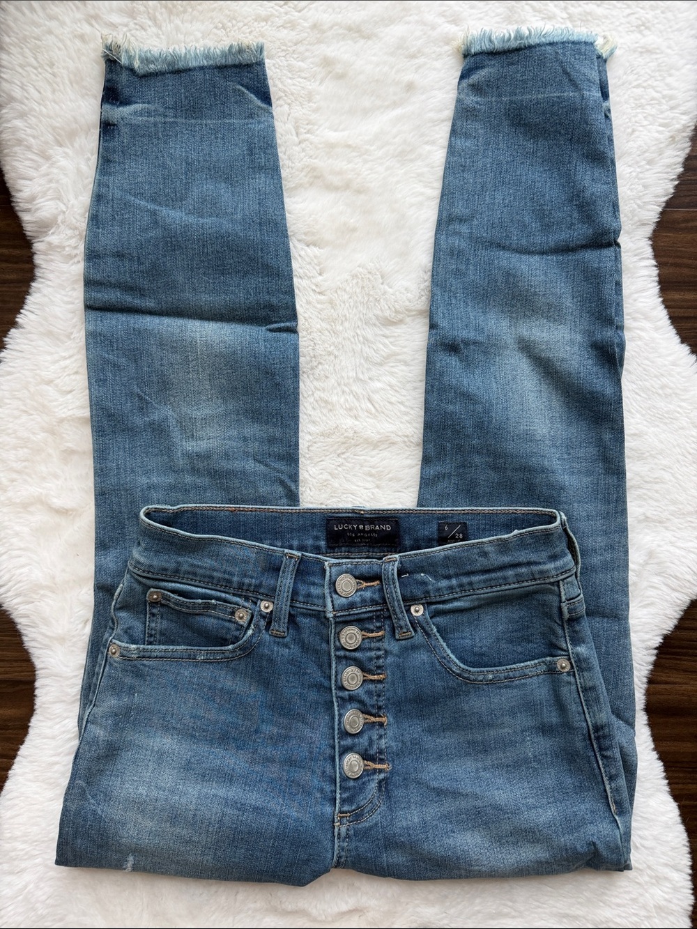 NWOT Lucky Brand Bridgette High Rise Skinny Jean size 6 Ankle